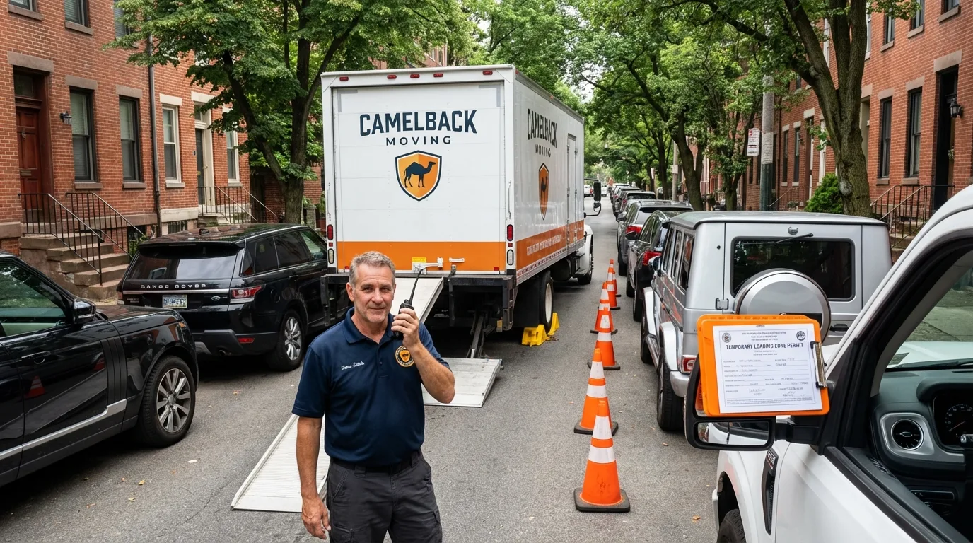 City street loading permit setup in Northumberland, PA