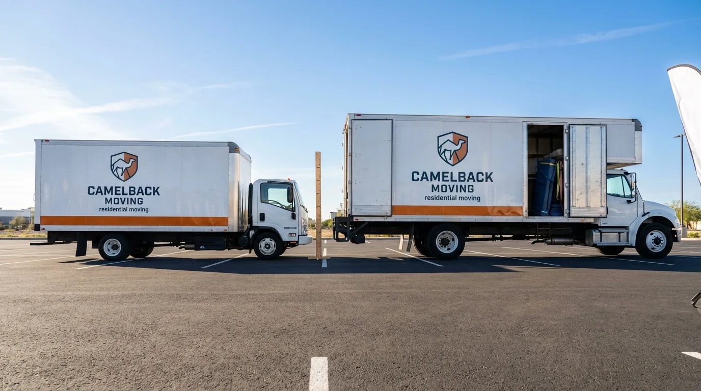 Moving truck size capacity guide in Northumberland